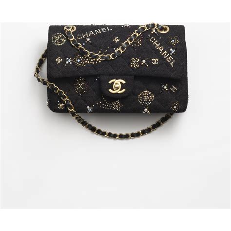 chanel small classic handbag grained calfskin|black Chanel bag price.